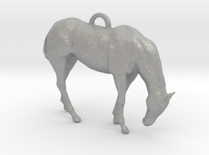 Horse Pendant 3d printed
