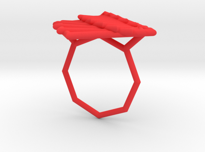 Arithmetic Ring (Size 8) 3d printed 