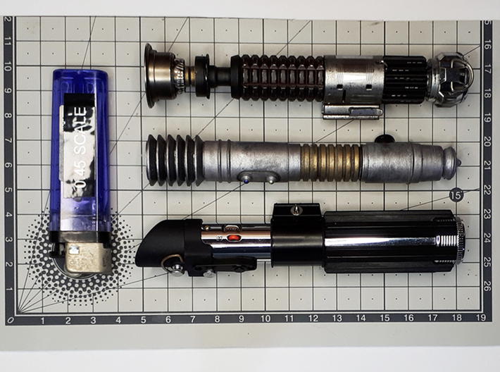 Ls Ima-Gun Di 0.45, 1/6, 1/12, 1/18 3d printed scale with Master Replica models