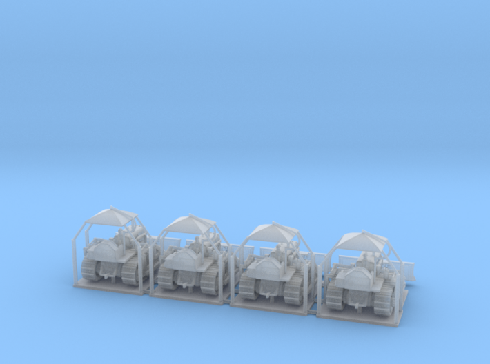 Ho Scale D47U Bulldozer (Quad Pack) 3d printed