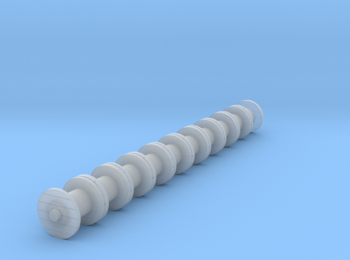 N Scale 10x Cable Reel M empty 3d printed