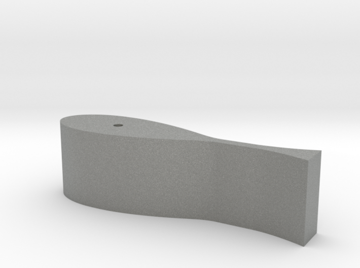 3.5 in² Rudder For 1.0&quot; Prop Single Rudder Ships 3d printed