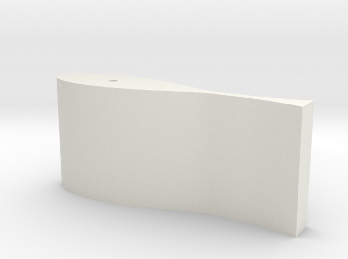 7.0 in² Rudder For 1.75&quot; Prop Single Rudder Ships 3d printed