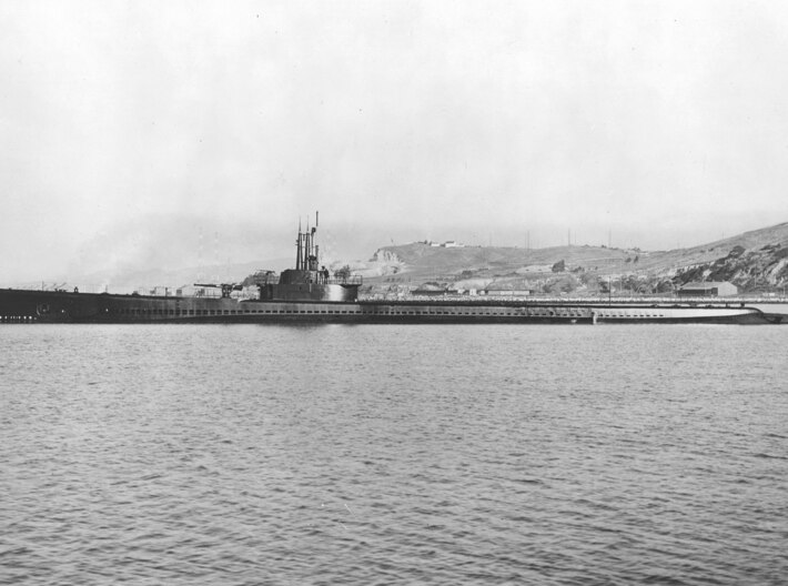 Nameplate USS Tang SS-306 3d printed Balao-class submarine USS Tang SS-306.