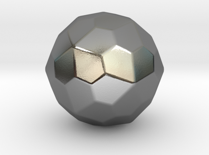 Pentagonal Hexecontahedron (laevo) -10mm-RoundV1 3d printed
