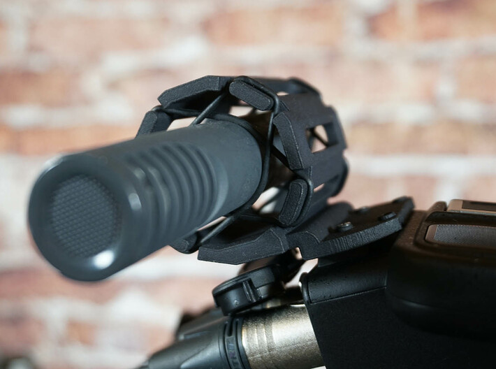 FX6 Rugged Mic Holder. Fit Sony ILME-FX6 Camcorder 3d printed 