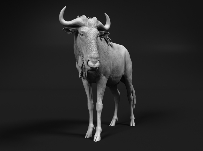 Blue Wildebeest 1:87 Standing Male 3d printed 
