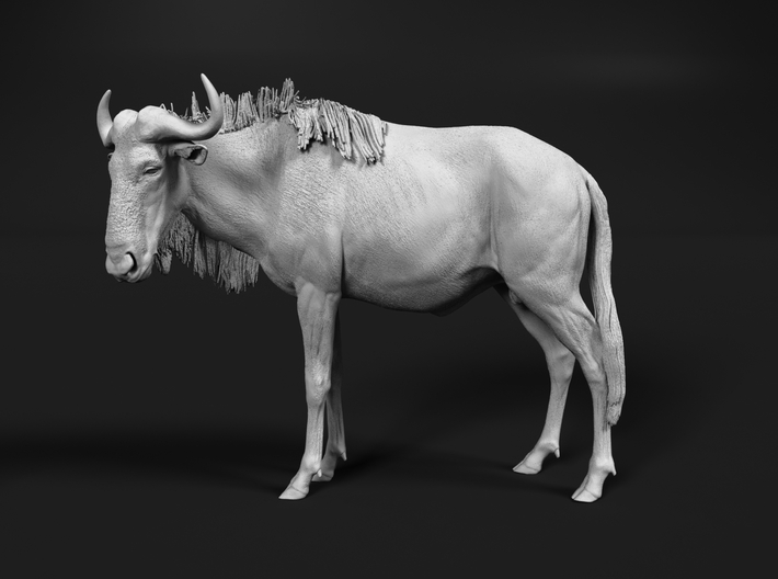 Blue Wildebeest 1:9 Standing Male 3d printed