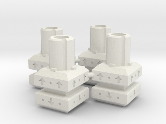 Transformers Power Core Combiner 5mm Ports 3d printed