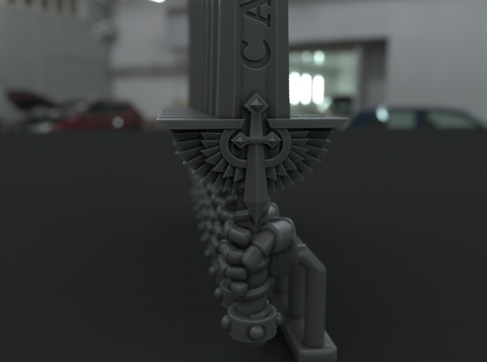 10-20x Gloomy Angels Long Swords 3d printed 