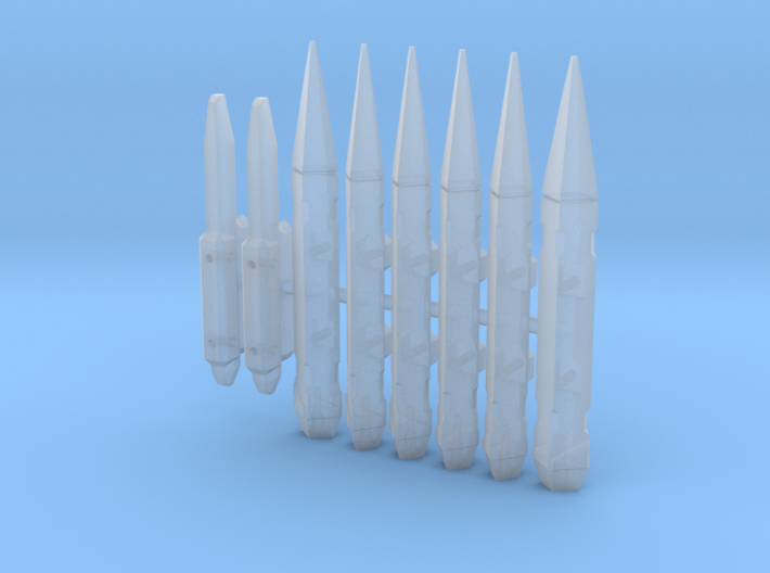 set of 6 AMM-112SQ with triple pylons (1:72 scale) 3d printed