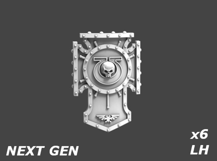 23006 Ultra Shields Sprue 006 - Next Gen x6 3d printed