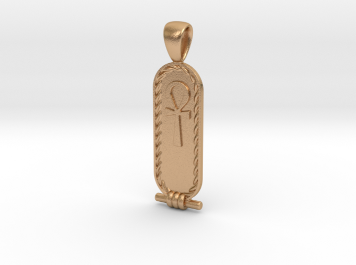 Egyptian Cartouche Ankh 3d printed