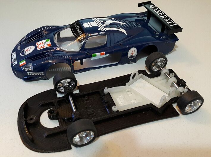 Chassis for Scalextric Maserati MC12 3d printed 