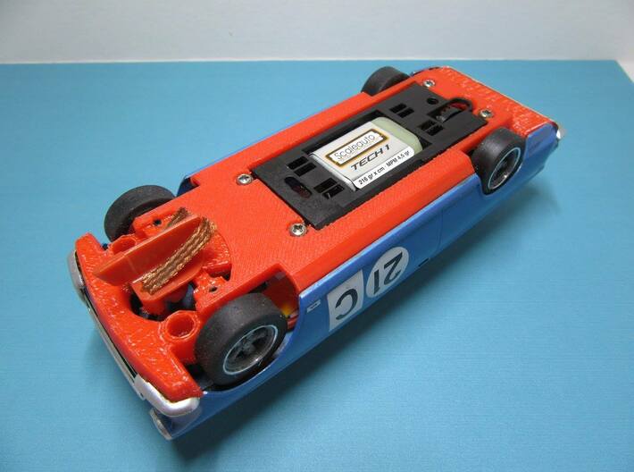 Chassis for Scalextric Ford Cortina Mk1 3d printed 