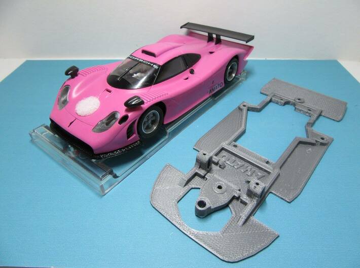 Chassis for Slot.It Porsche GT1 EVO 98 3d printed 