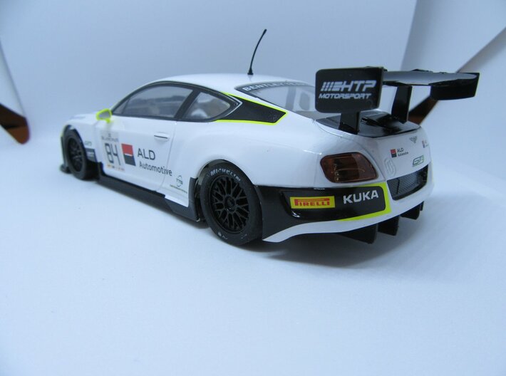Chassis for Scalextric Bentley Continental GT3 3d printed 