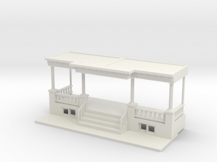 2021 PHILLY ROW HOME PORCH 3d printed