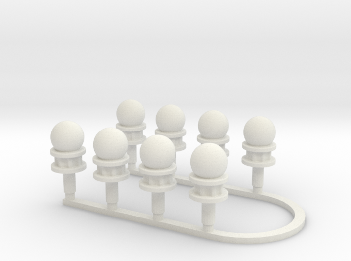 Chess Toppers - the pawns 3d printed 