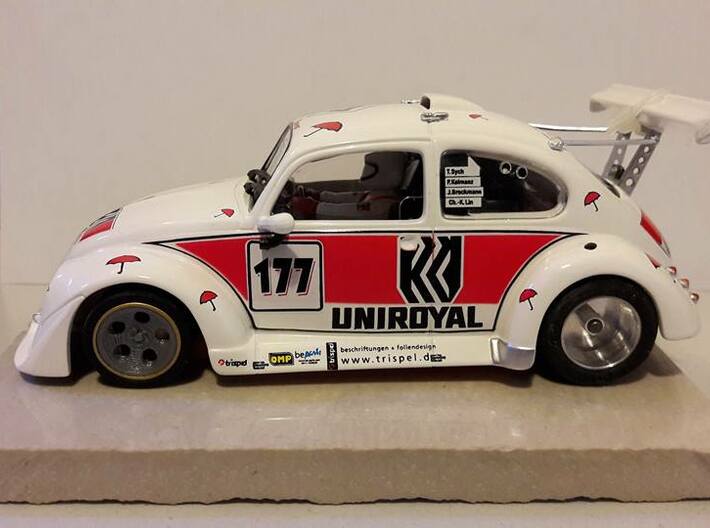 Chassis for Revell Fun Cup Beetle 3d printed 