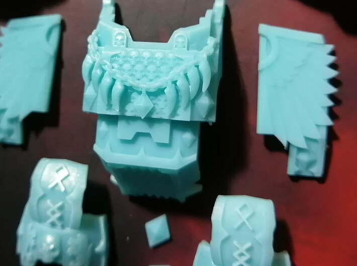 Space viking wolf redemptor armour priest upgrades 3d printed 