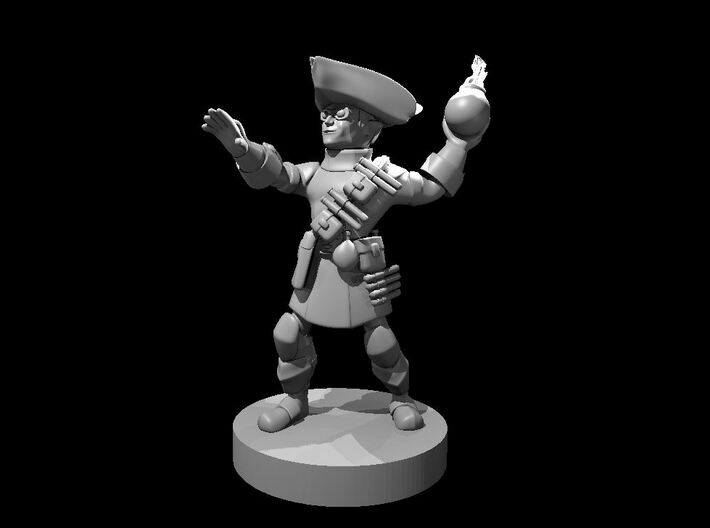 Halfling Pirate Alchemist Bomber 3d printed 