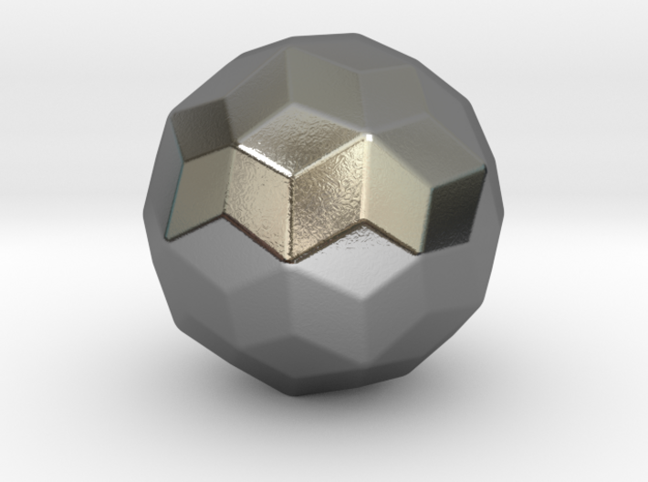 Joined Truncated Icosahedron - 10 mm - Rounded V2 3d printed