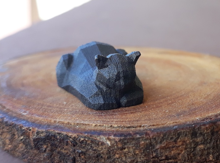 Cat Meditation Sphinx Pose 3d printed NOTE: This picture is from half size print!