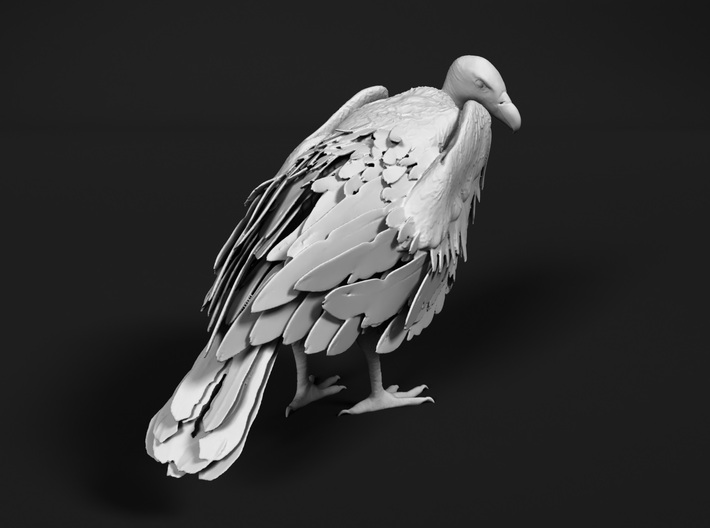 White-Backed Vulture 1:15 Standing 2 3d printed 