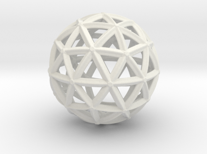 Polyhedron (rounded cross) 40 mm PH80-RC40A 3d printed