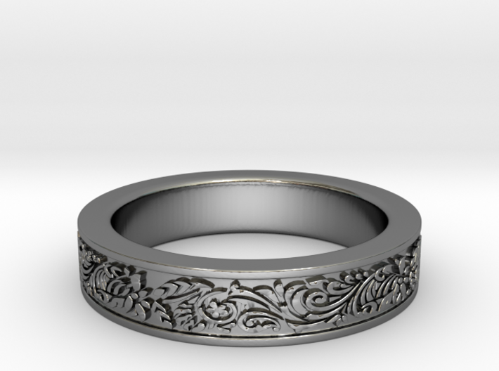 Celtic Wedding Ring 10 3d printed