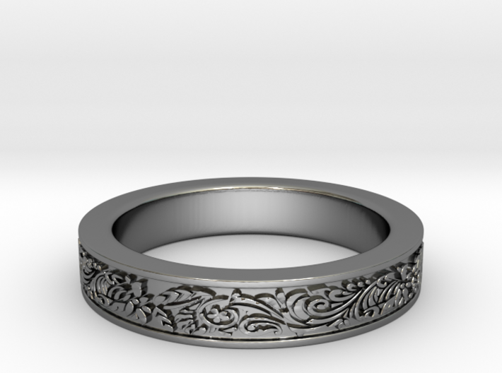 Celtic Wedding Ring 13 3d printed