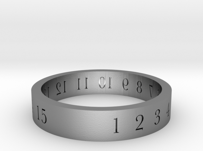 Drink Counter ring sz 7 3d printed