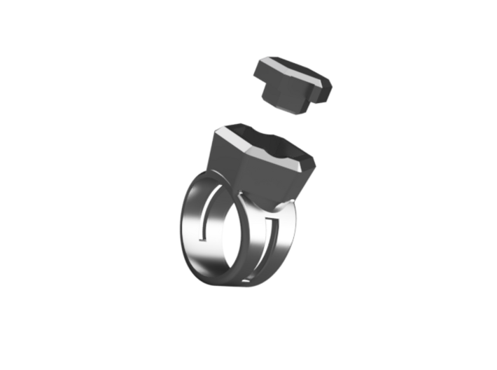Climbing bolt ring 3d printed