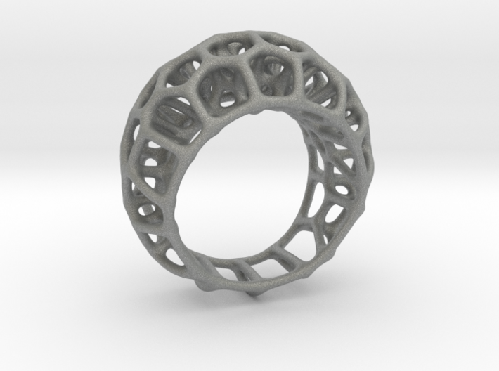 Voronoi Cell Ring II (Size 54) 3d printed