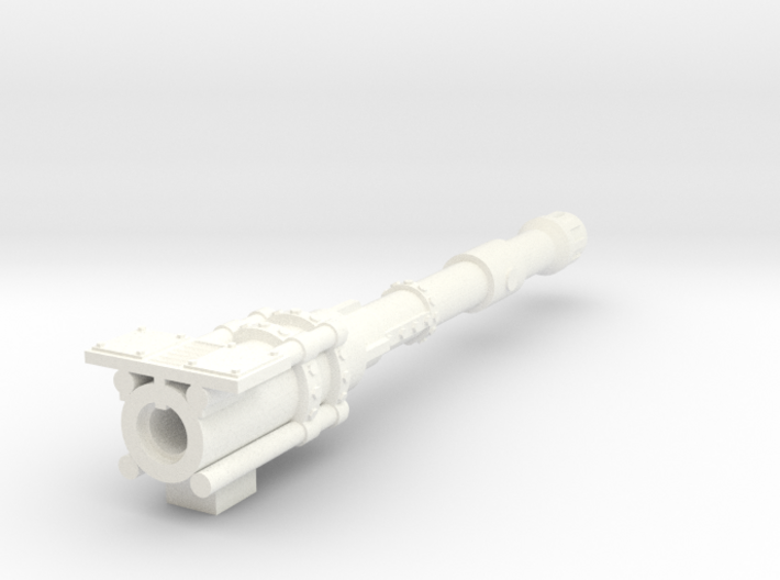 Eruption cannon for superheavy tank 3d printed 