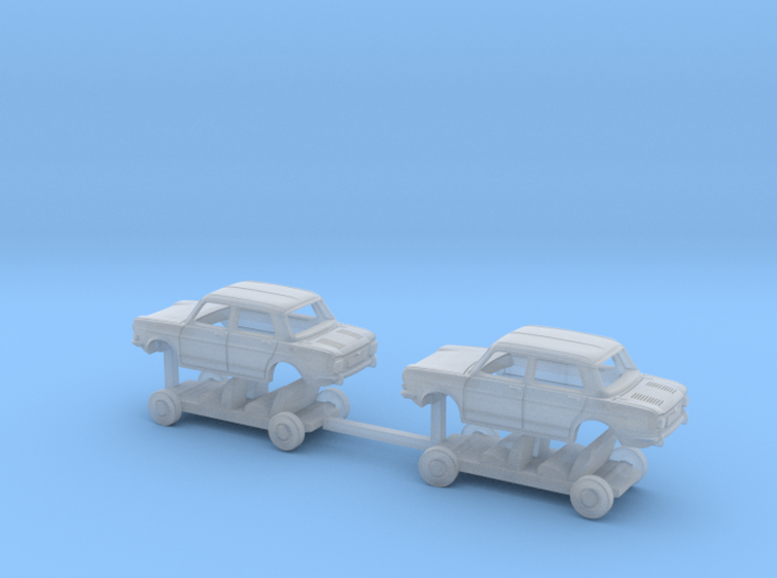 2x Simca 1000 for TT scale 3d printed