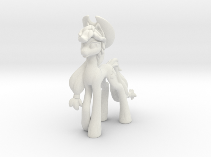 Applejack My Little Pony (Plastic, 8.4 cm tall) 3d printed 
