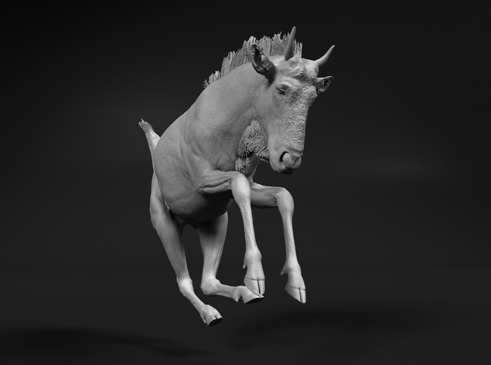 Blue Wildebeest 1:35 Leaping Juvenile 3d printed
