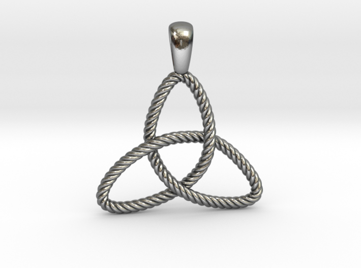 Trinity Knot Pendant 3d printed