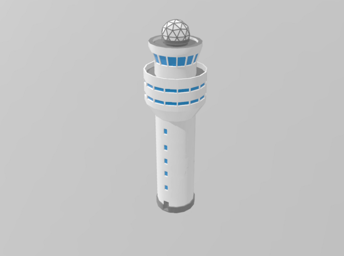 Generic Round ATC Tower 1/285 3d printed