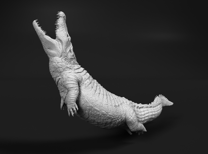 Nile Crocodile 1:6 Attacking in Water 1 3d printed
