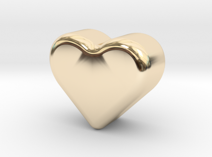 Heart Token, Miniature 3d printed