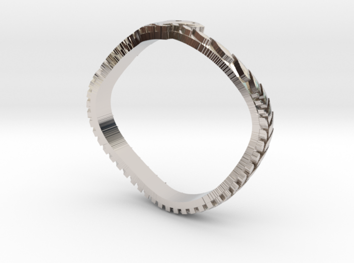 Ouroboros ring for her 3d printed