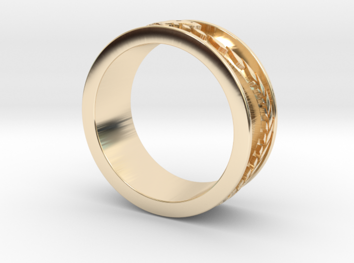 Ouroboros ring for him 3d printed
