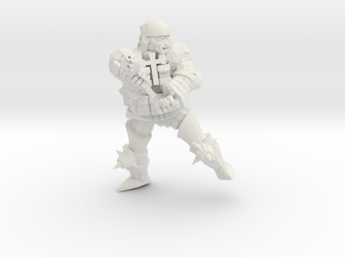 Combat monk 3d printed