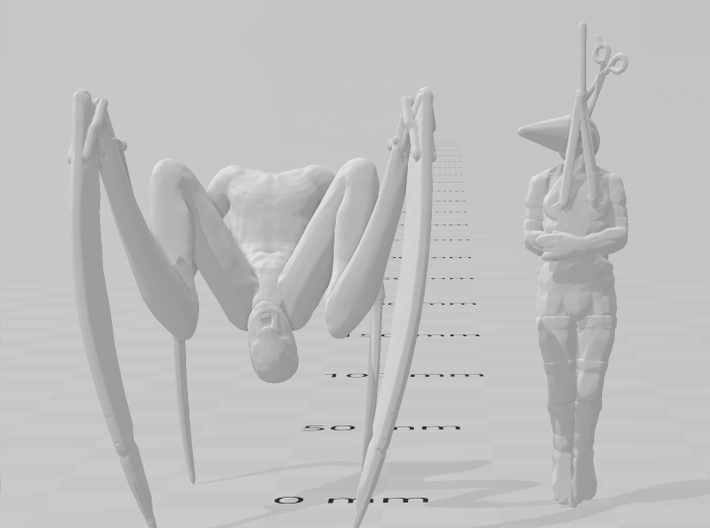 Hanging Body miniature model fantasy games rpg dnd 3d printed 