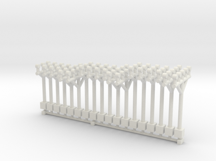 Airport Runway Approach Lights - Various Scales 3d printed