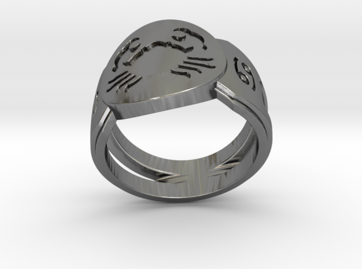 Cancer Signet Ring Lite 3d printed 