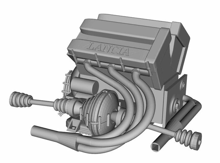 Lancia Stratos upgrade (Hasegawa Kit) 3d printed 